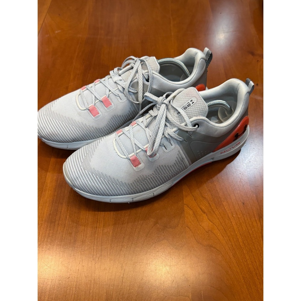 Under Armour HOVR Rise Training Shoes Men's Size 11 White Coral 3022025-100 UA G